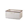 Inplus DIY Home & Kitchen Organization Basket (Gray Medium)