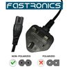 Fastronics® 2M UK AC Power Cord Cable For TECHNICS DIRECT DRIVE TURNTABLE SL-PD5 SL-MC70