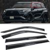 For 2008-2013 Toyota Highlander Window Visor Vent Shade Rain Guards Deflector