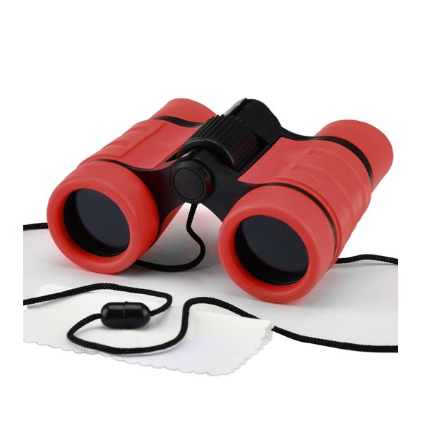 Binoculars for Kids, Kids Binoculars for 3-13 Years Boys and Girls Toys Gifts Optics Shockproof Toy Binoculars for Bird Watching, Educational Insights, Camping, Science, Detective