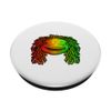 Reggae, cooler Hai, Dreadlocks, Dreads, Rasta, Rastafari PopSockets mit austauschbarem PopGrip