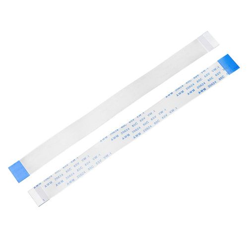 uxcell Flexible Flat Cable Flexible Ribbon Cable Blue Silver Grey PE 24 Pin 0.5mm Pitch 150mm FPC FFC LCD TV Car Audio DVD Player Laptop Pack of 5 (B Type)