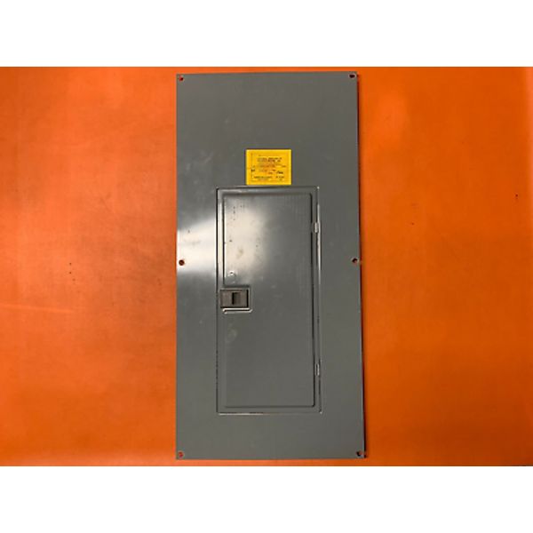 Used Square D Load Center Panel Cover QO 30 Space 100 Amp QOC30U