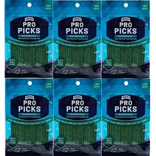 Armonds ProPicks MicroPick Dental Picks for Teeth Cleaning with Zinc Oxide – ...