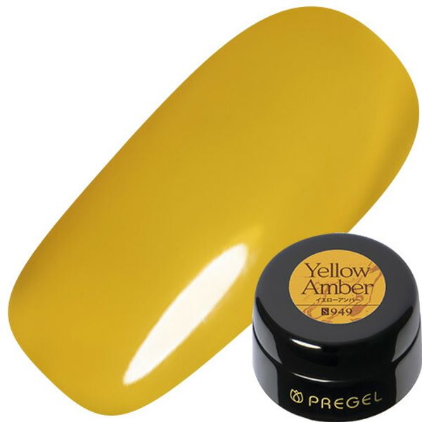 Pregel Tortoiseshell Series Color EX 3g Yellow Amber Yu-Packet Color Gel Gel Nail Pregel Tortoiseshell Series