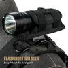 3Pcs Tactical Flashlight Holster Adjustable Torch Carry Case with 360° Rotatable