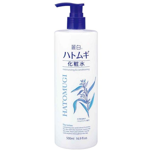 Reihiro Hatamugi Lotion, 16.9 fl oz (500 ml)