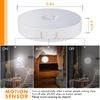 6 Pack Puck Lights with Remote Rechargeable Motion Sensor Light Wireless
