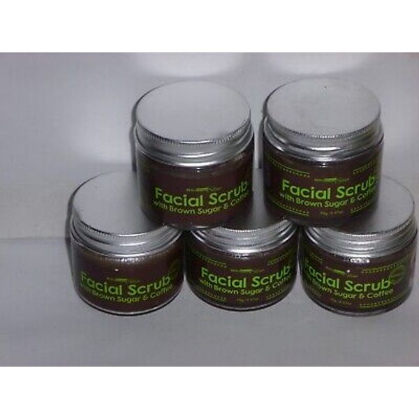 ( 5 pack)  BioMiracle Slim Facial Scrub with Brown Sugar & Coffee 2.47oz each