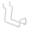W Bar Hook for Perforated Boards, White, 50 P25 [1 piece]