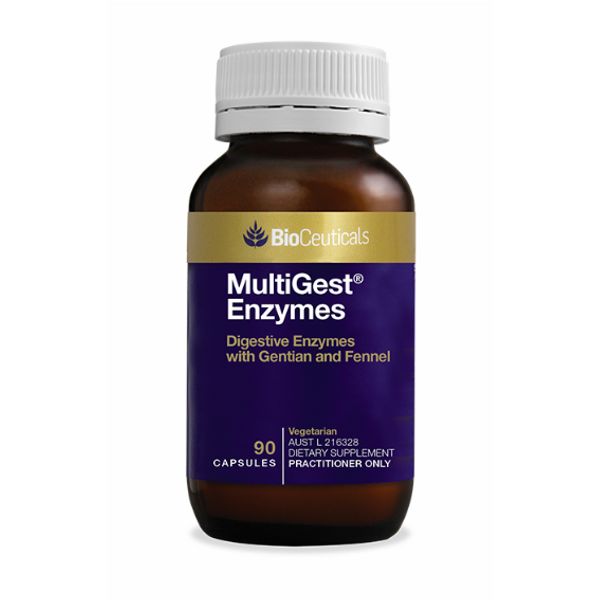 Bioceuticals MultiGest Enzymes 90 Caps RRP $49.95