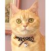 Necoichi Zen Hariko Charm Cat Collar (Black)