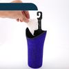 TUCKBOLD Auto Car Trash Can Durable Seat Back Trash Bin Blue 1 Pc 3.9" Width 7.5" Height Plastic Rhinestone