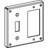 Orbit 4414 4 Inch Square Industrial Cover Toggle Switch or GFCI for 4s box