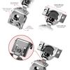 1 1/2 Overlay Restricted Angle to 90 Deg Soft Close Face Frame Cabinet Hinges(6)