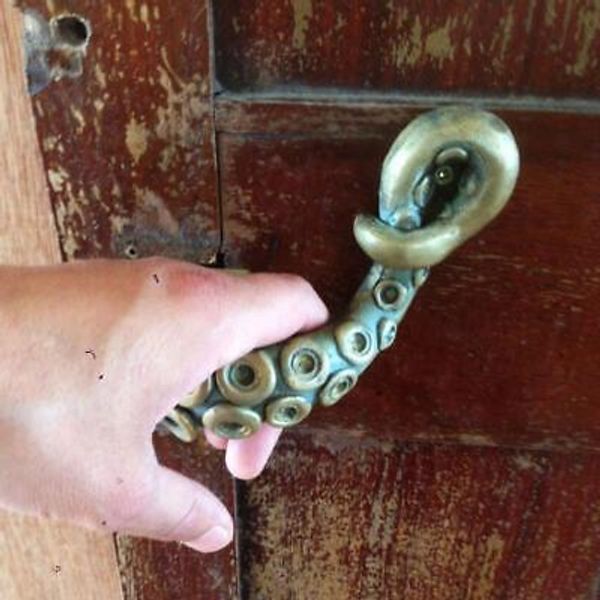 OCTOPUS KNOB Retro Cabinet Door Handles Bronze Handmade CupboarUS