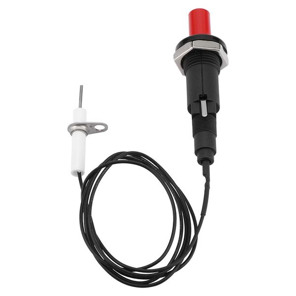 Piezo Spark Ignition Kit - Push Button Piezo Igniter for Gas Grill, Range, Heater, Grill Igniters Kit with Portable and Lightweight Premium Plastic Material