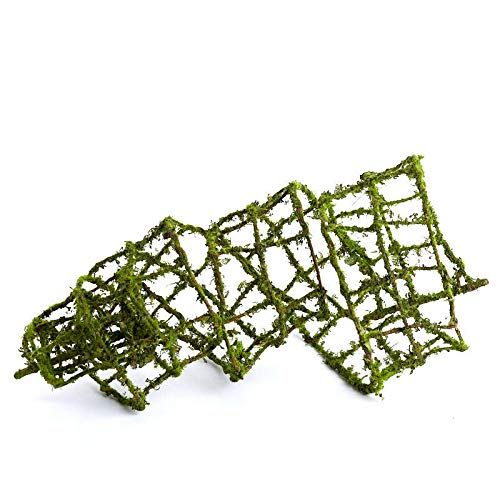 Factory Direct Craft Artificial Moss Mesh Wire Ribbon for Home Décor and Displaying
