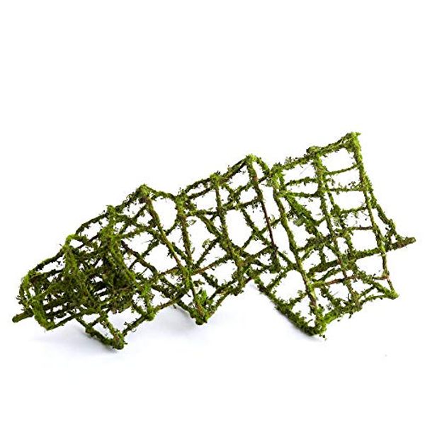 Factory Direct Craft Artificial Moss Mesh Wire Ribbon for Home Décor and Displaying