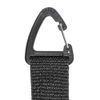 West Coast Paracord Black Plastic Triangle Carabiner Clips with Strap Slit