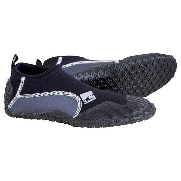 O'Neill Wetsuits Youth Reactor Reef Boot - Black/Coal, Size XS