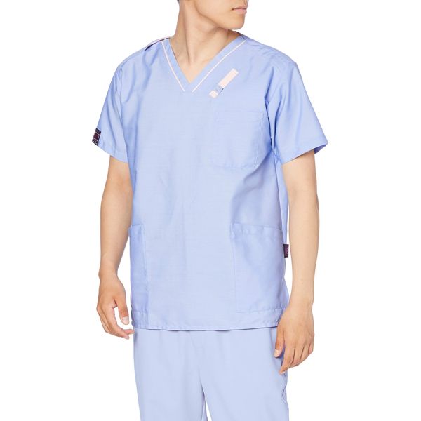 Pantone 7042SC Unisex Scrub Lab Coat, serenity