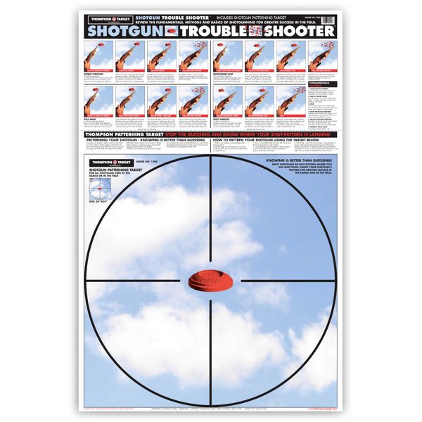 Shotgun Patterning Trouble Shooter - Paper Gun Range Shooting Targets 25 x 38 Inches (25 Pack)