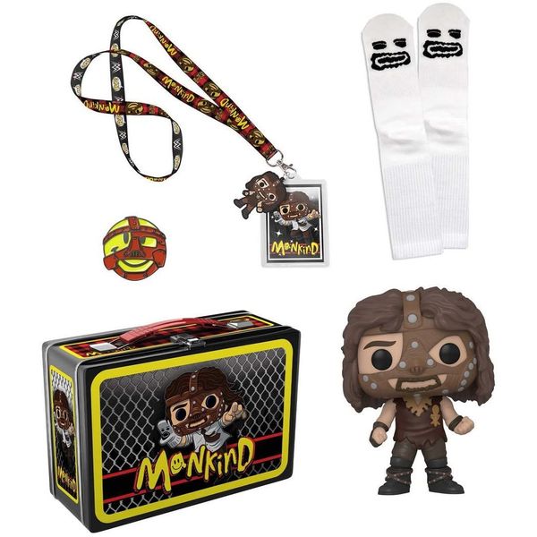 Funko WWE: Mankind Collector's Lunch Box and Figure Bundle