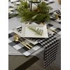 DII Placemat Set, Cotton, Black