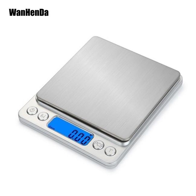 Digital Kitchen Scale 3000g/ 0.1g, Pocket Food Scale 6 Units