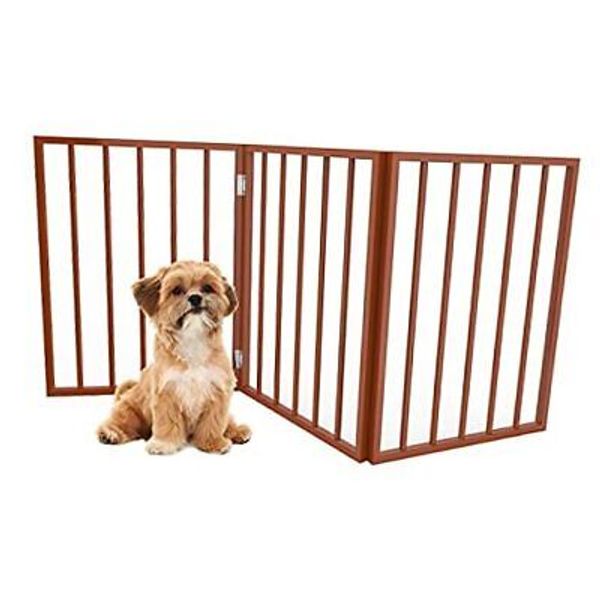 Pet Gate – Dog Gate for Doorways, Stairs or House – Freestanding, Folding,