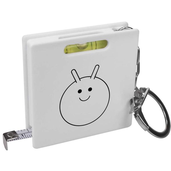 'Space Hopper' Keyring Tape Measure/Spirit Level Tool (KM00043609)