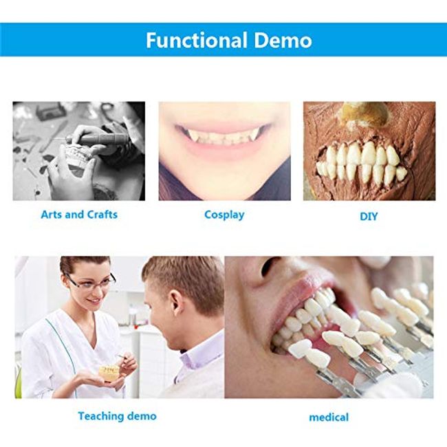 56 Pieces Synthetic Dental Acrylic Resin Teeth 50g Solid Temp