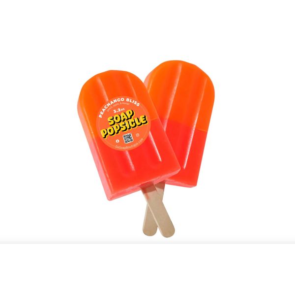 De Soap Boutique Peachango Bliss Popsicle Fruity Scented Moisturizing Soap