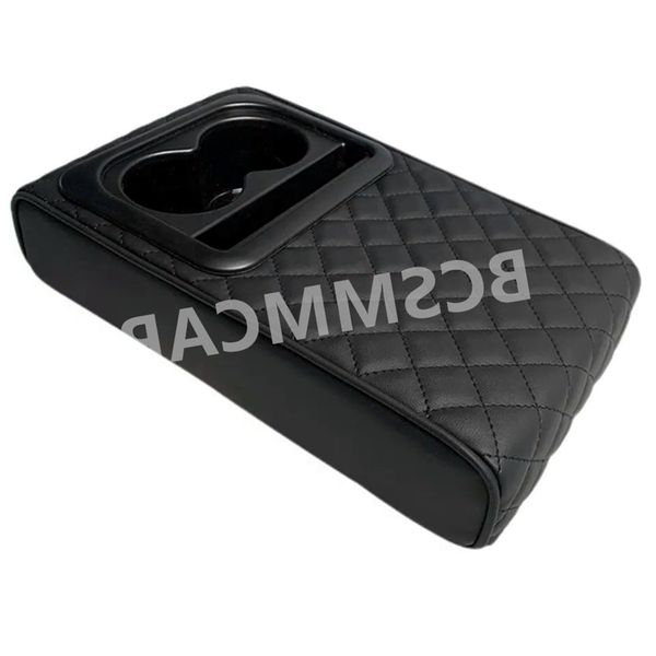 Car Armrest Box Pad Center Console Elbow Support Cushion Heighten Mat Cup Holder
