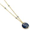 WICKED Blue Shiz Logo Necklace