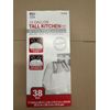 Tall Kitchen Drawstring Trash Bags, 13 Gallon Odor Control Count 38