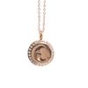 Mystical Moon | Aromatherapy Oil Diffuser Rose Gold Necklace Locket with Pad