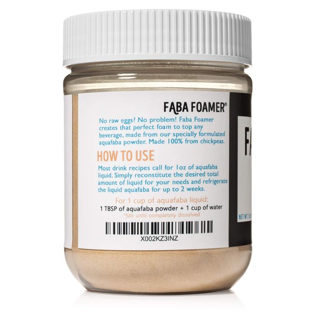  Vor Faba Foamer  Egg Free Aquafaba Cocktail Foamer