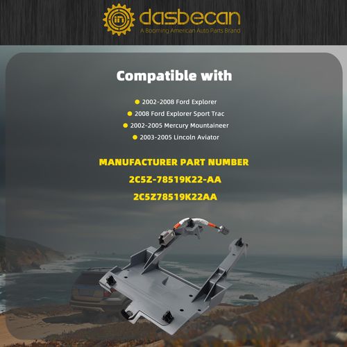 Dasbecan Overhead Console Mounting Bracket Compatible with Ford Explorer Lincoln Aviator Mercury Mountaineer 2002-2008 Replaces# 2C5Z78519K22AA