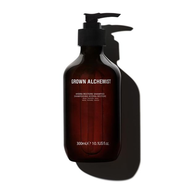 Grown Alchemist Hydra-Restore Rose Black Pepper & Sage Gentle+Moisturizing Daily Shampoo, 300mL