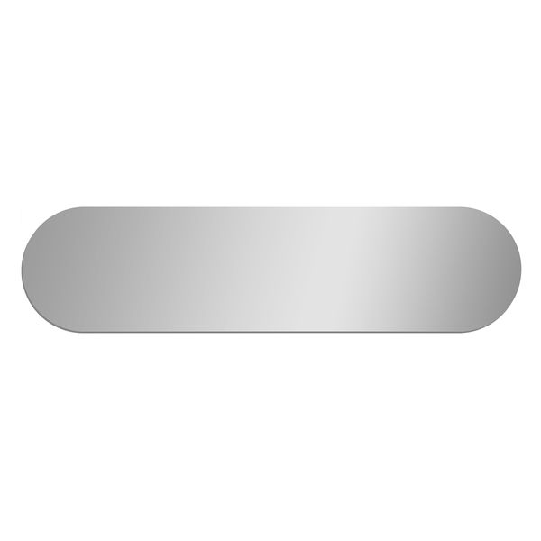 Glossy Gallery Rectangle Shatterproof Acrylic Safety Mirror with Rounded Ends - 12in x 48in