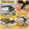 4 inch Mini Chainsaw with 2 Battery, Portable Cordless Lightweight Handled Chain Saws
