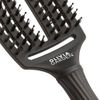 Olivia Garden - Fingerbrush Care Iconic Boar & Nylon Full Black HairBrush - Medium