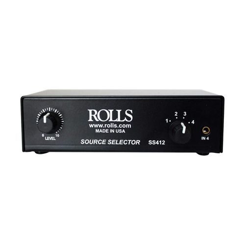 rolls, 4 A-B Box, 5.5" w x 3.1" d x 1.6" h (SS412), Black