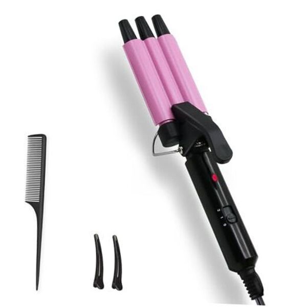 Newest Mini Hair Crimper 2 Adjustable Temperature,  1/2 Inch Beach Waves