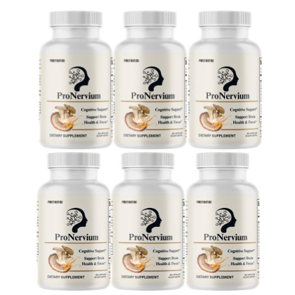 ProNervium Cognitive Support Formula For Focus & Memory Supplement, 6 Packs
