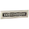 Decor Grates AJ212-NKL 2-Inch by 12-Inch Oriental Floor Register, Solid Brass,