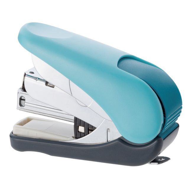 PLUS ST010VNH 30-715 Flat-KaruHit Stapler, 32 Staples, Blue