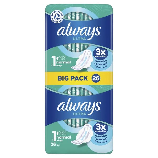 Always Ultra Duo Normal Plus 26 pack